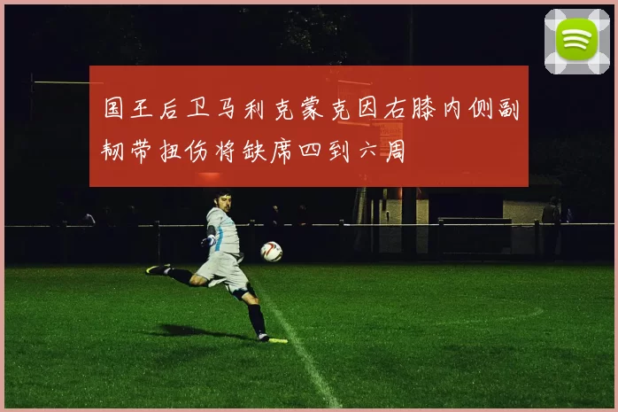 国王后卫马利克蒙克因右膝内侧副韧带扭伤将缺席四到六周