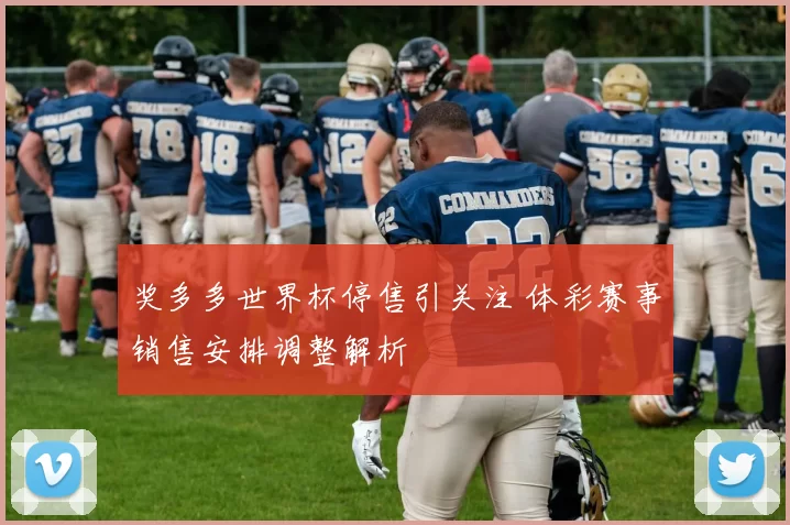 奖多多世界杯停售引关注 体彩赛事销售安排调整解析